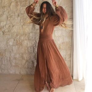 NWT Jen's Pirate Booty Lapis Maxi Dress - Olive color!!